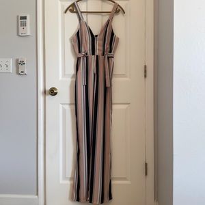 Worn 1x wide leg jumpsuit